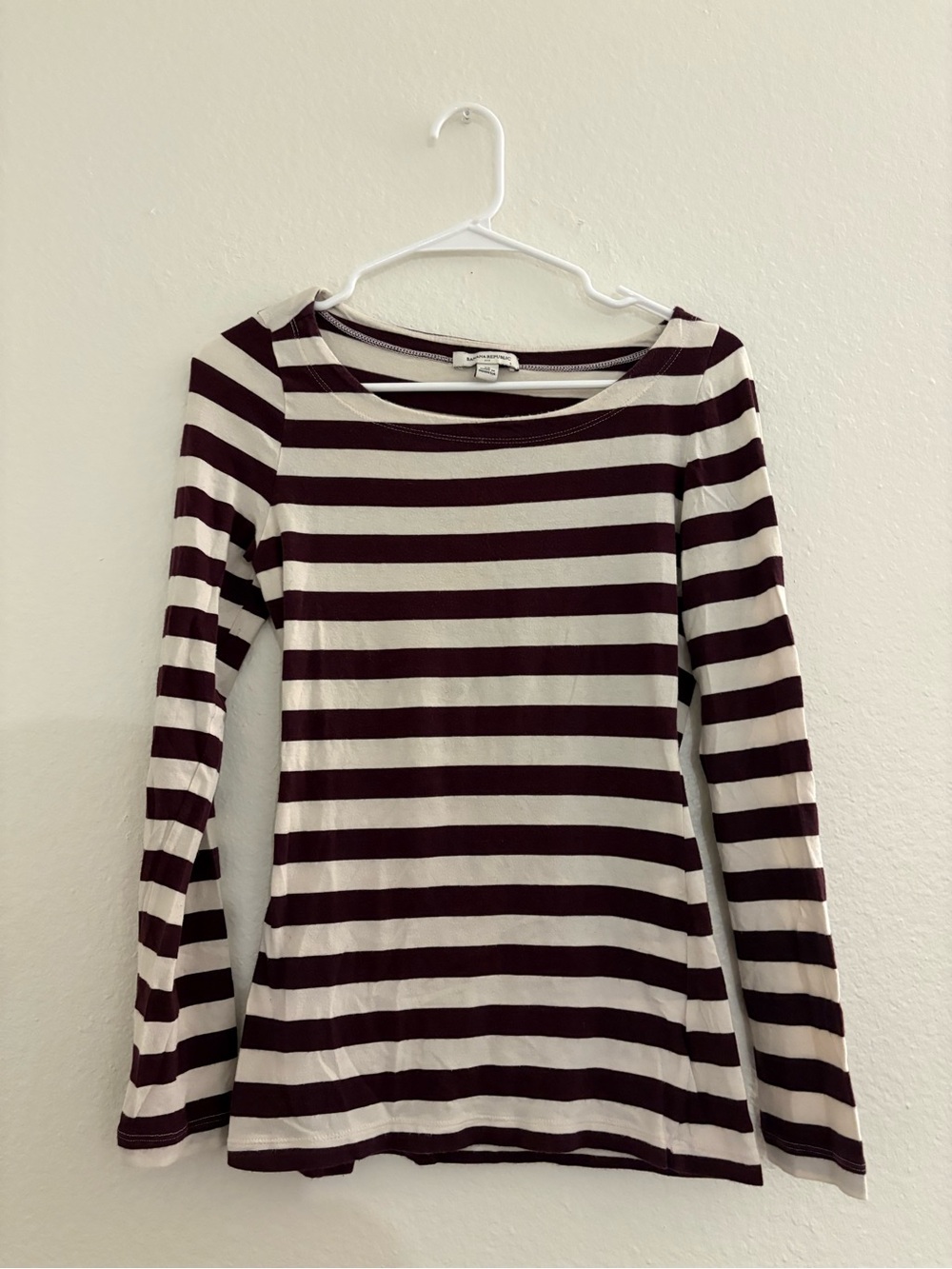 Banana Republic Striped Long Sleeve Top
